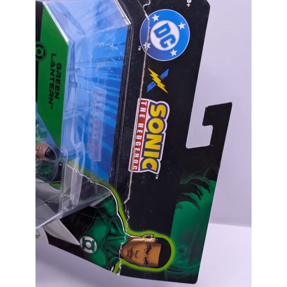 Jakks Pacific DC x Sonic The Hedgehog Silver and Green Lantern Action Figure
